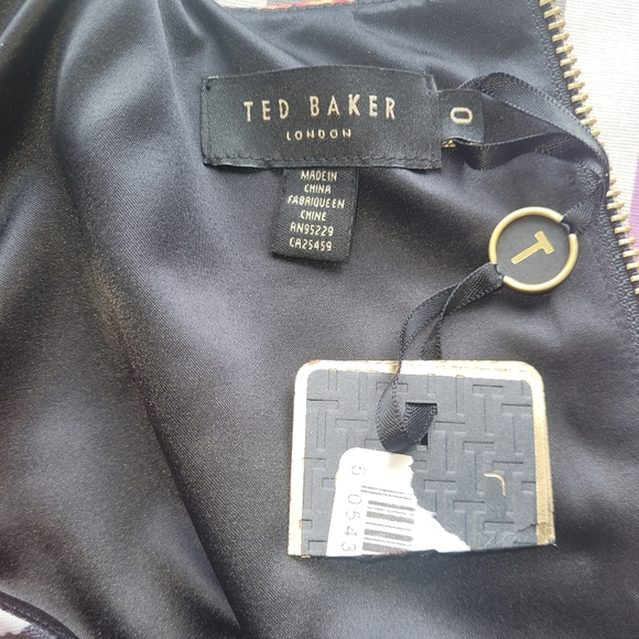 Ted Baker Bismii Mirrored Toucan Dress, BNWT, Size 0 - Picture 8 of 9